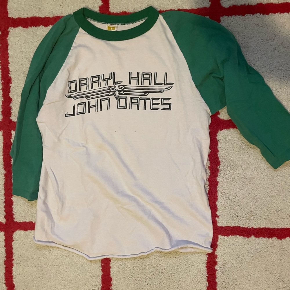 Vintage Hall and Oates Baseball Tee